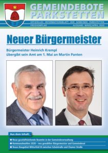 ehemaliger Bürgermeister Hr. Heinrich Krempl und neuer Bürgermeister Hr. Martin Panten