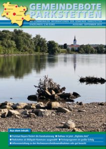Bild der Donau bei Trockenheit, Sandbank und Donau zu sehen