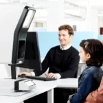 Digitales Aufnahmegerät für Passfoto und Fingerabdruck.