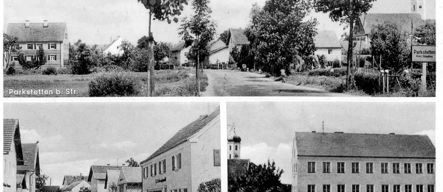 Postkarte Oberparkstetten von 1952